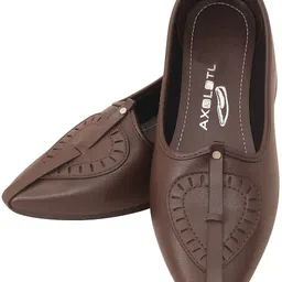 axolotl Classic Black Mojari Shoes for Men, Traditional Indian Style Mojaris For Men image 2