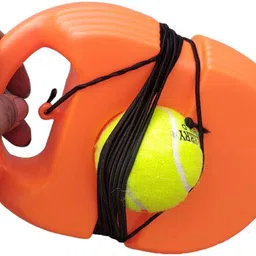 boldup Pvc portable tennis trainer with elastic cord use practice for Youths 1 pc 0 Tennis Kit image 2