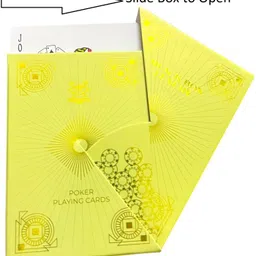 woyr 100% Pure Plastic Playing Card Game| Poker Cards| Taash Cards (Pack of 6) image 3