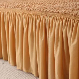 hokipo Polyester 3+2 Seater Sofa Plain Cover image 4