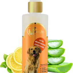 pet life Organic Ultra Moisturising Dog Conditioner For Shih Tzu Dog Shiny & Healthy Coat Conditioning Fresh Fragrance, Silky, Soft & Smooth Hair, Suitable For All Type Of Dog Dog Shampoo image 4