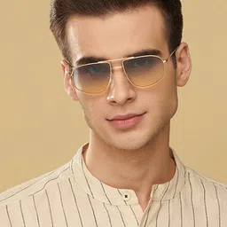 John Jacobs Aviator Sunglasses with UV Protected Lens image 5