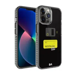 DailyObjects Yellow & Black Printed Nostalgia BRB Stride 2.0 iPhone 12 Pro Max Phone Case-image-94