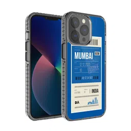 DailyObjects Blue Printed Mumbai City Tag Stride 2.0 iPhone 13 Pro Phone Back Case-image-50