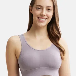 Jockey Full Coverage Lightly Padded Anti Odour Workout Bra Anti Microbial image 1