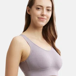 Jockey Full Coverage Lightly Padded Anti Odour Workout Bra Anti Microbial image 2