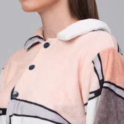 KLOTTHE Checked Woolen Bath Robe With Belt image 2