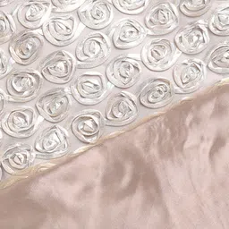 JBN Creation Girls Embroidered Sleeveless Satin A-Line Dress image 4