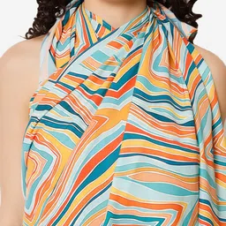 Beau Design Printed Swimwear Cover-Up Sarong image 3