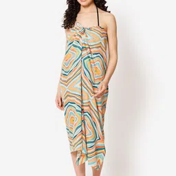 Beau Design Printed Swimwear Cover-Up Sarong image 2