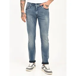 levi's Men's Redloop 511 Blue Slim Fit Mid Rise Jeans-picture-12