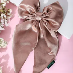 Arendelle Women Satin Long Tail Bow with Alligator Clip-picture-14