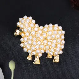 Kavove Men Fleece Beaded Statement Brooch-picture-47