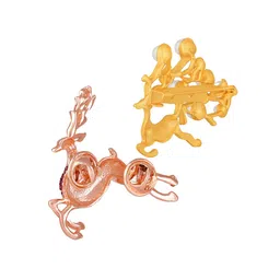 Mahi Set Of 2 Deer-Shaped Wedding Brooch image 2