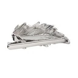 The Tie Hub Men Brass Feather Tie Pin image 3