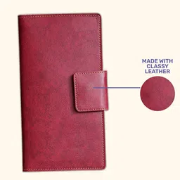 Vorak Ahimsa Unisex Leather Passport Holder image 4