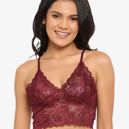 N-Gal Women Maroon Non Padded  Bra-picture-23