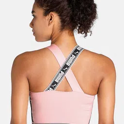 Puma Women Strong Branding Sports Crop Top image 5