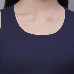 FBAR Pack Of 2 Round Neck Cotton Crop Tank Tops image 4