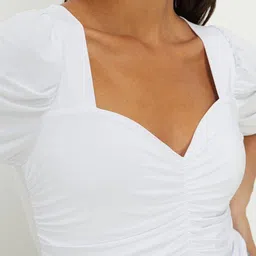 DOROTHY PERKINS Ruched Sweetheart Neck Top image 2