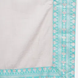 Prakhya Women Blue Pure Cotton Kurta with Trousers & With Dupatta image 3