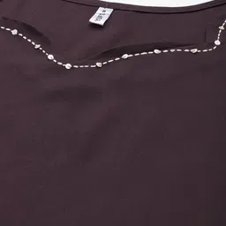 Yufta Women Purple Embroidered Thread Work Kurta with Trousers & Dupatta image 2