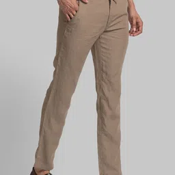 Raymond Men Pure Linen Slim-Fit Trouser image 2