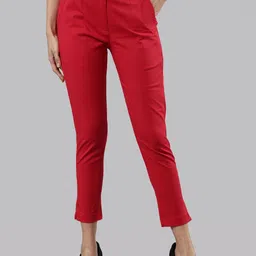 Femmora Women Comfort Cropped Chinos-image-0