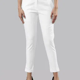 Femmora Women Comfort Cropped Chinos-image-41