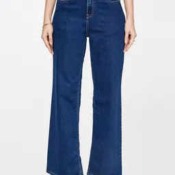 AND Women Blue Mid-Rise Bootcut Jeans-picture-45