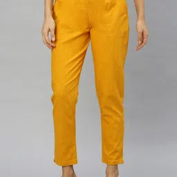 KALINI Women Regular Fit Cigarette Trousers-image-31