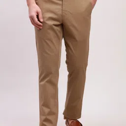 ColorPlus Men Contemporary Fit Mid-Rise Regular Trousers-picture-39