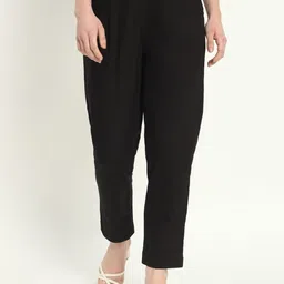 SKYTICK Women Relaxed Cotton Trousers-image-51