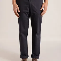 Indian Terrain Men Brooklyn Slim Fit Pure Cotton Chinos-image-94