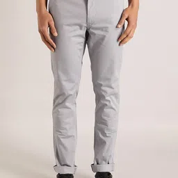 Indian Terrain Men Brooklyn Slim Fit Mid-Rise Trousers-picture-28