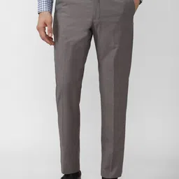 Peter England Elite Men Slim Fit Trousers-image-56
