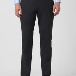 Peter England Men Slim Fit Formal Trousers-picture-12