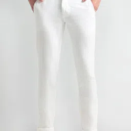 Arrow Sport Smart Flex Men Slim Fit Regular Trouser-image-5