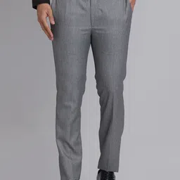 Park Avenue Men Slim Fit Mid Rise Formal Trousers-image-33