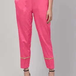 FLOREOS Women Relaxed Easy Wash Trousers-image-74