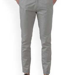 FUBAR Men Relaxed Mid-Rise Easy Wash Formal Trousers-picture-40