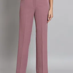 PowerSutra Women Relaxed Easy Wash Parallel Trousers-image-97