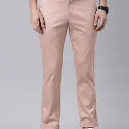 Chennis Men Mid-Rise Relaxed Slim Fit Easy Wash Pure Cotton Trousers-image-2