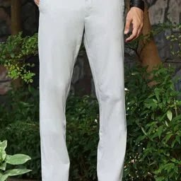 Thomas Scott Men Slim Fit Mid-Rise Chinos Trousers-picture-20