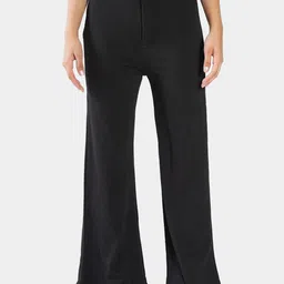 BAESD Women High-Rise Easy Wash Trousers-image-77