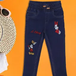 A-Okay Girls Slim Fit High-Rise Easy Wash Trousers-picture-12