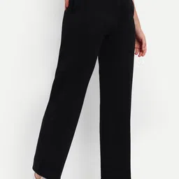 BROADSTAR Women Classic Loose Fit High-Rise Easy Wash Regular Trousers-picture-31