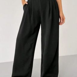 Next One Women Smart Loose Fit High-Rise Easy Wash Korean Pants-picture-14