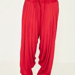 Ancestry Women Mid-Rise Pleated Jodhpuris Trousers-image-54