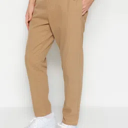 Trendyol Men Mid Rise Regular Fit Cotton Regular Trouser-picture-38